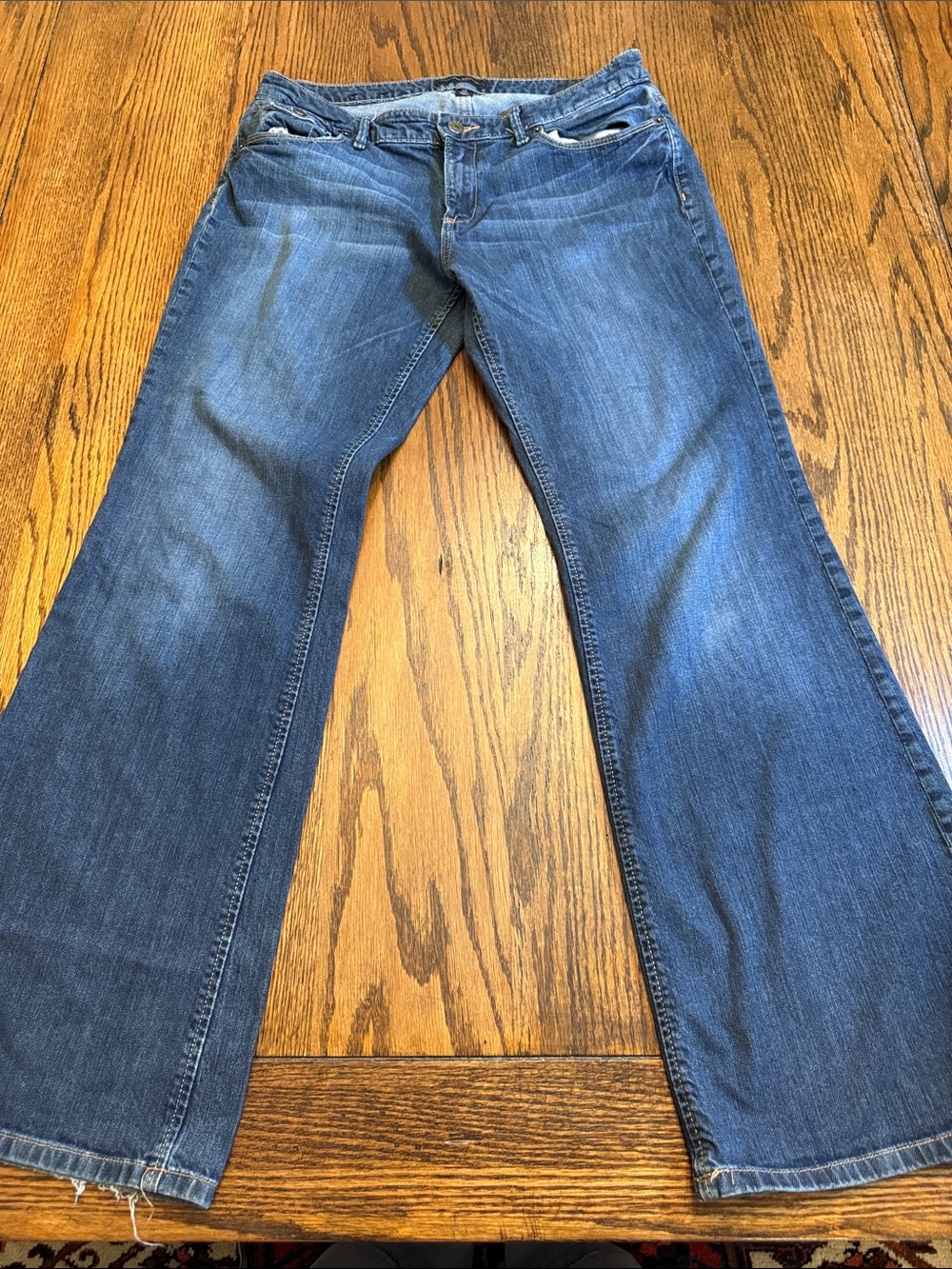 Banana Republic Y2K Low Rise Bootcut Flare Jeans Dark Wash Size 10S